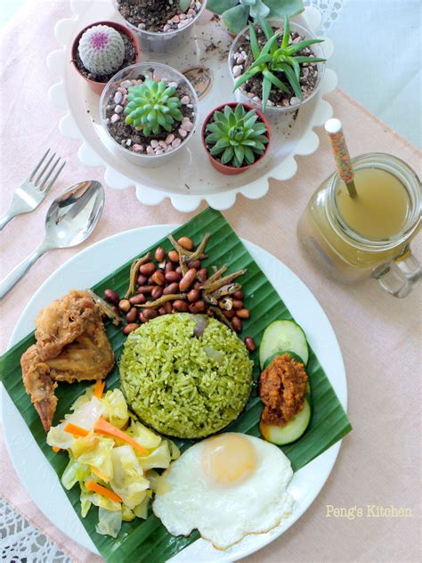 Peng's Kitchen: Pandan Nasi Lemak