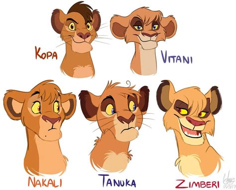 Kopa's and Vitani's kids by NamyGaga | Lion king art, Lion king ...