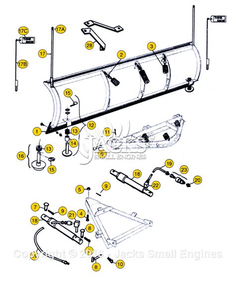 Western Western Snow Plow Parts Diagram for Snow Plow Parts