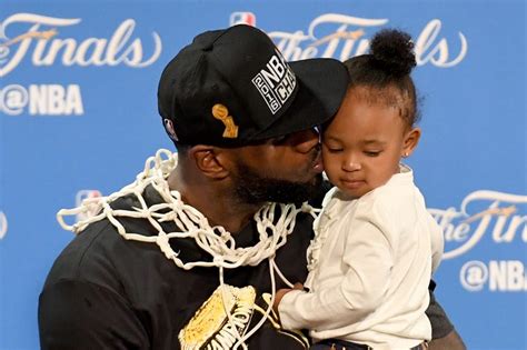 LeBron James and Daughter Zhuri James Share Postgame Father-Daughter Moment