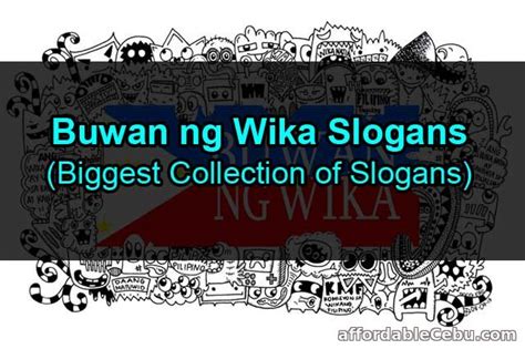 Buwan ng Wika Slogans (Biggest Collection - 70+ Slogans) - Literature 3924