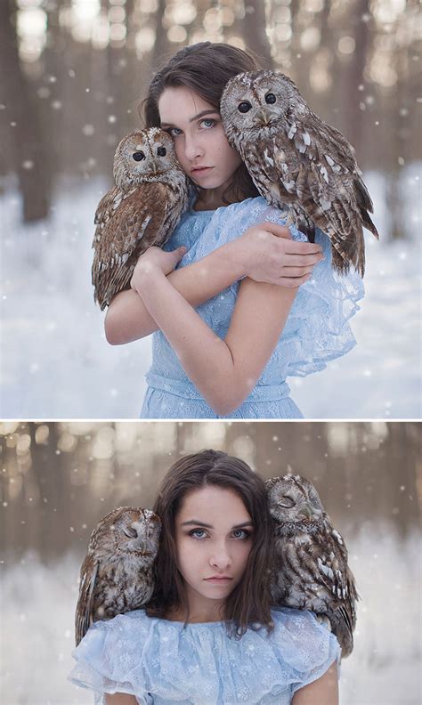 A Russian Photographer Captures Magical Surreal Photos Showing The Human And Animal Bond