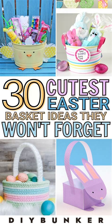 30 Best DIY Easter Baskets for Adults and Children | Easter basket diy ...