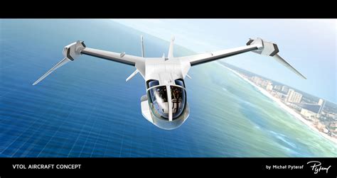 VTOL aircraft concept on Behance