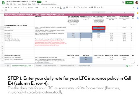 Long Term Care Calculator | TakingCareofGrandma.com