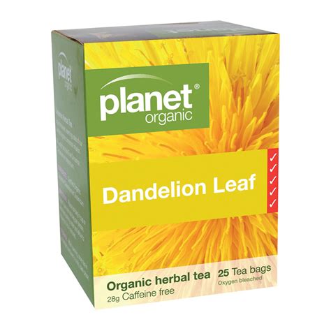 Planet Organic Dandelion Leaf Tea x 25 Tea Bags