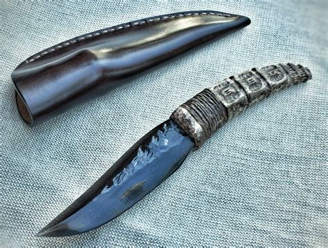 Handmade Knife From Obsidian Stone Knife Neolithic Ritual - Etsy | Handmade knives, Obsidian ...