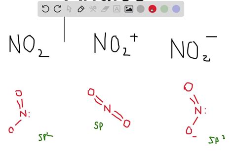 The species NO2, NO2^+, and NO2^- in which N is the central atom have ...