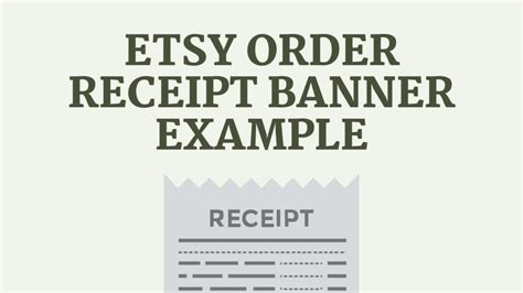 Etsy Order Receipt Banner Example – Thrive on Etsy