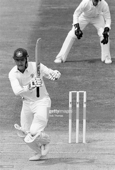 Dean Jones batting for Australia against England during the 3rd Test ...