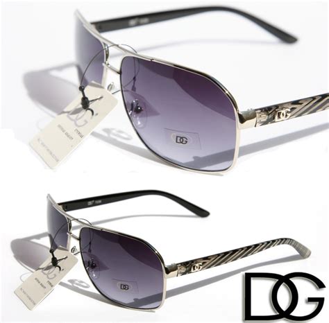 NEW MEN DG Designer Fashion Eyewear Sunglasses Aviator Rectangle Gradient 7236 | eBay