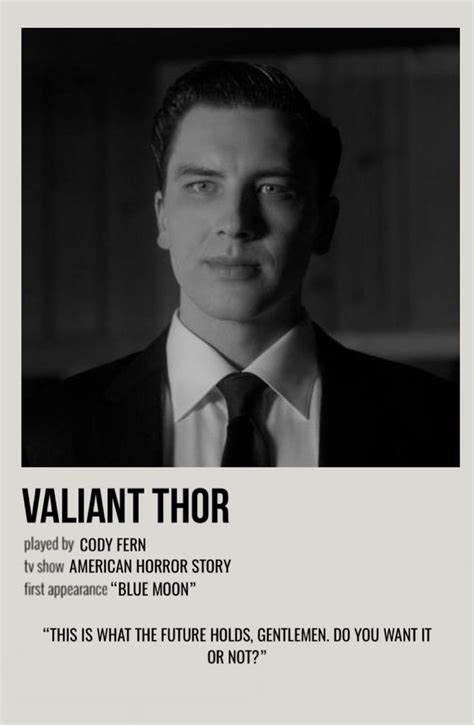 valiant thor | American horror story, Horror movies list, Ahs characters