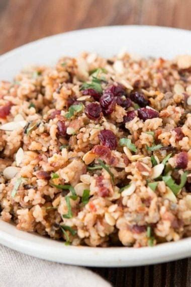 Orange Cranberry Almond Rice Pilaf - Oh Sweet Basil