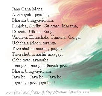 National Anthem of India