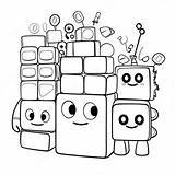 Numberblocks 1000 Coloring Page 66644 52725 sketch template