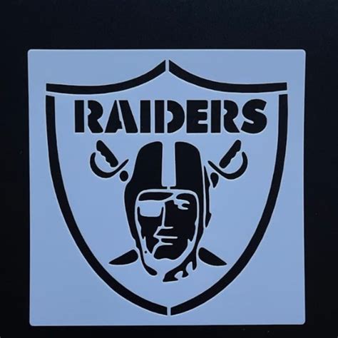 Other | Las Vegas Raiders Nfl Stencil | Poshmark