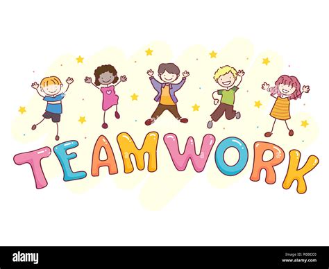 Kids Teamwork Clipart