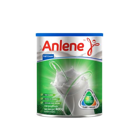 Anlene full cream milk powder 400g tin - Shop More, Pay Less