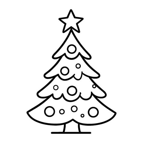 Christmas Tree vector silhouette Clipart, Vintage tree silhouette ...