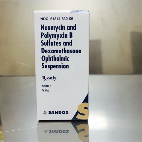 Neomycin, Polymyxin B Sulfate, Dexamethasone Ophthalmic Solution