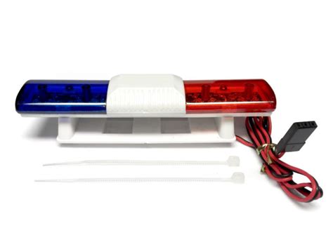 flashing LED police lights, RC police lights, cop lights, police decals