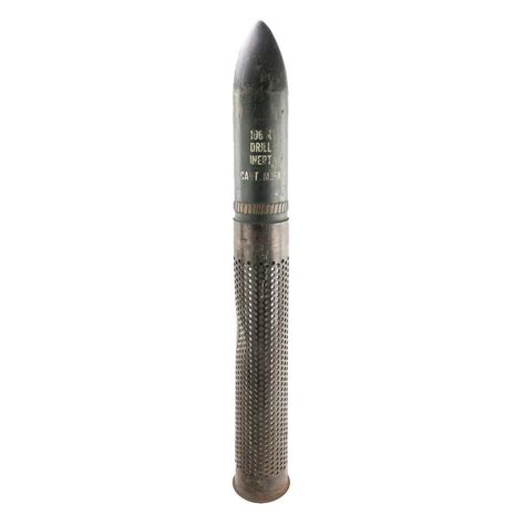 Sold at Auction: M40 Recoilless Rifle 105mm Drill Shell Round 1956