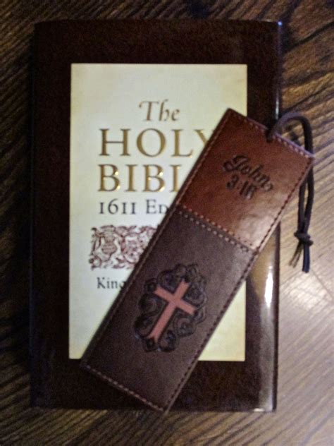 Personalized LEATHER BOOKMARK 1611 KJV Bible Set Engraved | Etsy in 2021 | Bookmark gifts ...