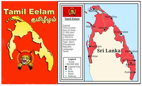 tamile eelam maps