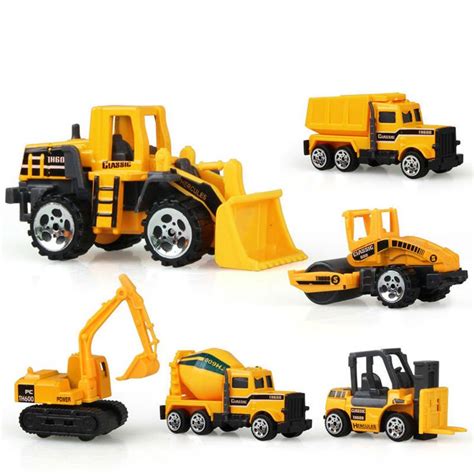 Construction Vehicles Toy Set | Toy trucks, Engineering toys ...