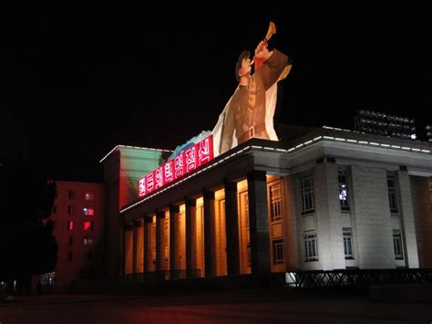 Pyongyang At Night