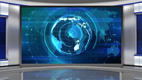 🔥 Download News Broadcast Tv Studio Green Screen Background Loopable by ...