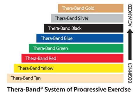 Theraband Latex Free Exercise Bands- Single Bands, 4 Inches Width