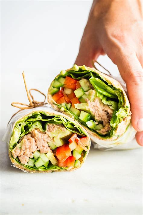 10-Minute Tuna Wrap - Green Healthy Cooking