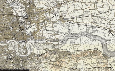 Historic Ordnance Survey Map of Beckton, 1897-1902