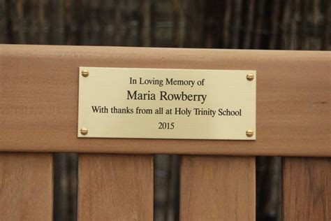 Engraving | Memorial plaque, Engraved plaque, Engraving services