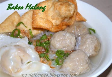 Novie's Recipes: Bakso Malang