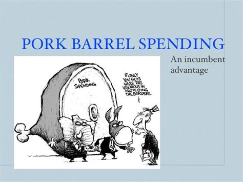 define pork barrel spending