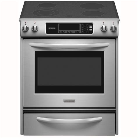 KitchenAid KESK901SSS 4.1 cu. ft. Self-Clean Slide-In Electric Range - Stainless Steel