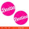 Barbie Besties Bestie Svg, Barbie Doll Svg, Girly Pink Svg, Retro Svg ...