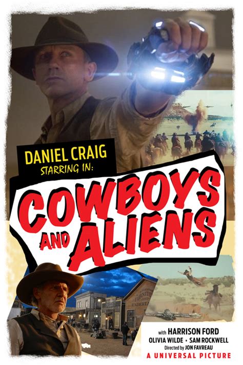 “Cowboys and Aliens” movie poster concept