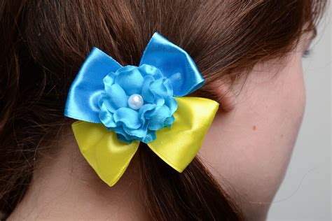 BUY Bright ribbon hair tie 1591503326 - HANDMADE GOODS at MADEHEART.COM