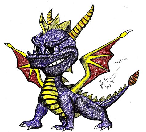 Spyro Drawing | Free download on ClipArtMag