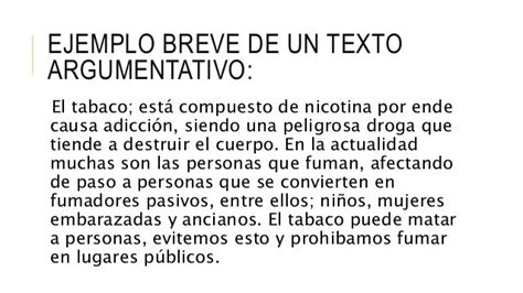 Textos Argumentativos Cortos Para Niños / Ejemplos De Textos ...