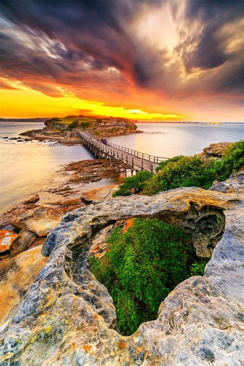 Sunset in La Perouse | Landscape, Beautiful sunset, Sunset