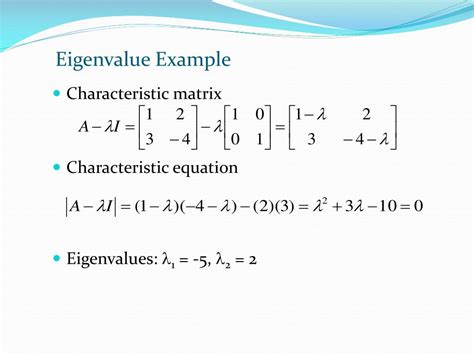 PPT - THE EIGENVALUE PROBLEM PowerPoint Presentation, free download - ID:1855997