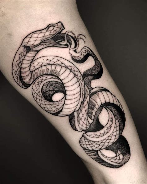 14 viperid snake tattoo designs and ideas – Artofit