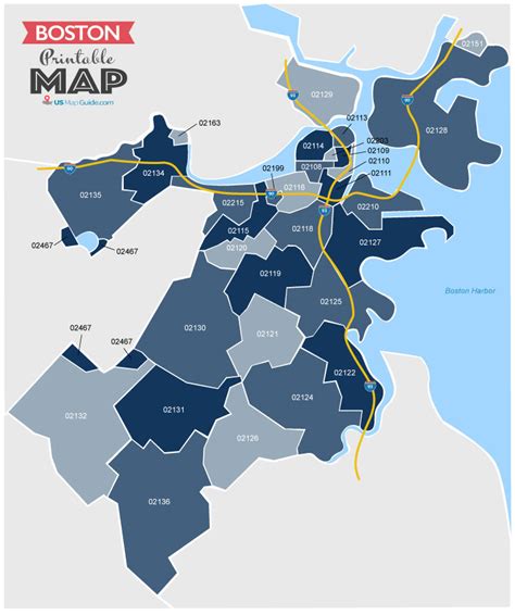 Boston Zip Code Map [Updated 2022]