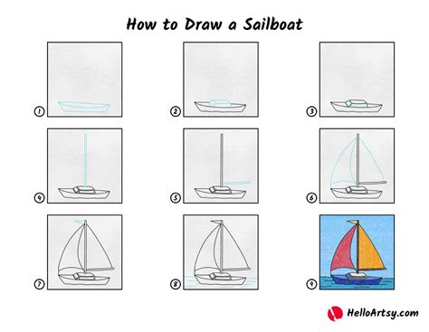 Sailboat Drawing