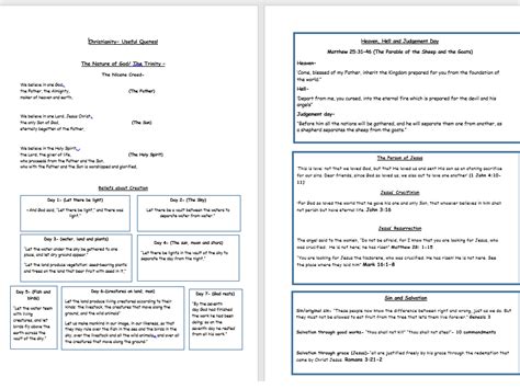 Key Quotes for Christianity R.E GCSE AQA Spec A | Teaching Resources