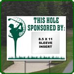 Golf Hole Sponsor Signs and Golf Sponsor Signs